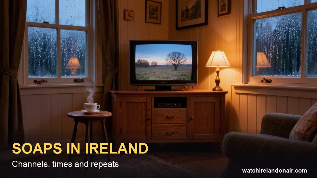 Which Soaps Are On in Ireland Each Night? Channels, Times and Repeats